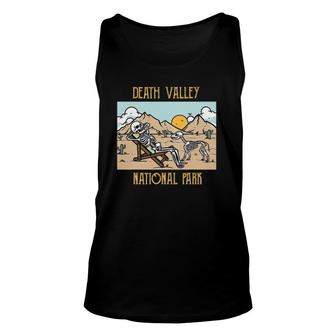 Death Valley National Park Mojave Desert California Skeleton Tank Top | Mazezy