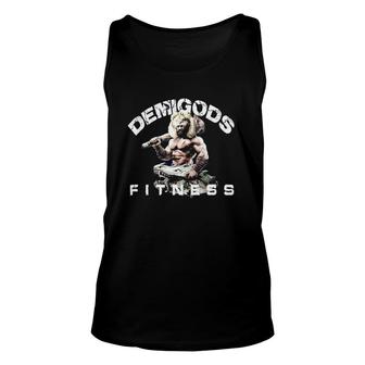 Demigods Fitness Workout Gym Power Unisex Tank Top | Mazezy