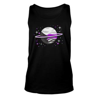 Demisexual Outer Space Planet Demisexual Pride Unisex Tank Top | Mazezy