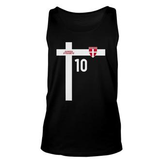 Denmark National Football Team Soccer Retro Jersey Number 10 Ver2 Tank Top | Mazezy