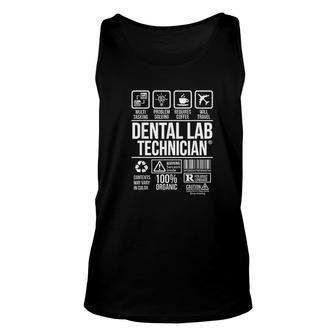 Dental Lab Technician Job Profession Unisex Tank Top | Mazezy