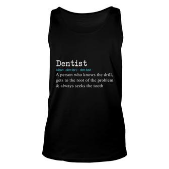 Dentist And Mug Unisex Tank Top | Mazezy
