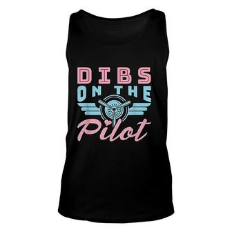 Dibs On The Pilot Airman Wife Unisex Tank Top | Mazezy