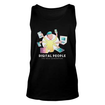 Digital People The New Generation Unisex Tank Top | Mazezy