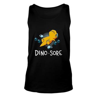 Dino Sore Dinosaur Workout Gym Fitness Lifting Tank Top Tank Top | Mazezy