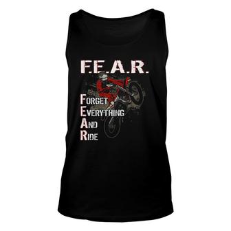 Dirtbike Motocross Forget Everything And Ride Mx Unisex Tank Top | Mazezy