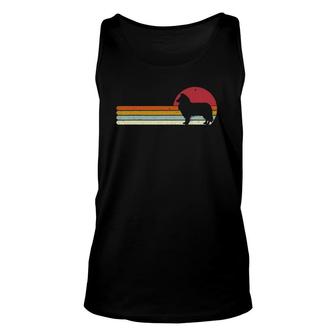Distressed Sheltie Collie Sunset For Dog Owners Unisex Tank Top | Mazezy