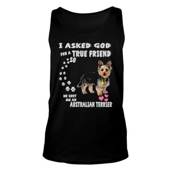 Dog Australian Terrier S Aussie Dog S Australian Terrier 286 Paws Tank Top | Mazezy
