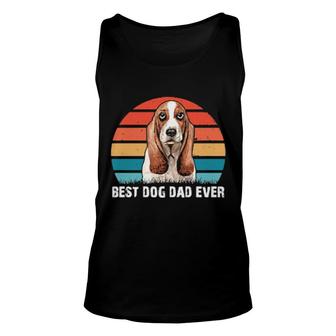 Dog Basset Hound Best Dog Dad Everfunny Fathers Day153 Paws Unisex Tank Top | Mazezy