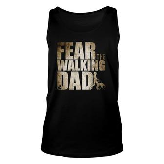 Mens Dog Dad Dog Lover Fear The Walking Dog Dad Tank Top | Mazezy
