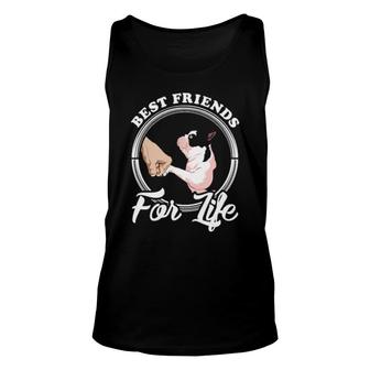 Dog French Bulldog Lover Best Friends For Life 282 Paws Tank Top | Mazezy