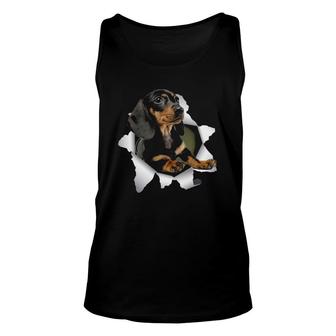 Dog Lover - Funny Dachshund Unisex Tank Top | Mazezy