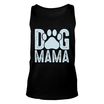 Dog Mom Mothers Day Dog Mama Paw Print Gift Idea Unisex Tank Top - Thegiftio UK