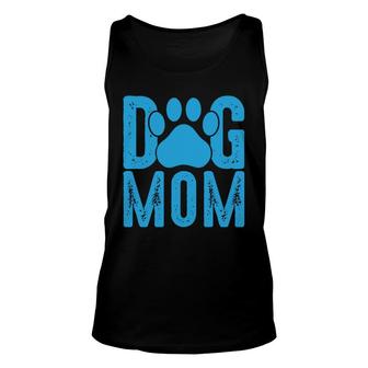 Dog Mom Mothers Day Dog Mom Paw Print Best Gift Unisex Tank Top - Thegiftio UK