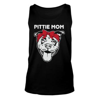Dog Mom Mothers Day Pittie Mom Pitbull Dog Lovers Unisex Tank Top - Thegiftio UK
