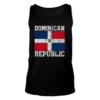 Dominican Republic Flag National Pride Roots Country Family Unisex Tank Top | Mazezy