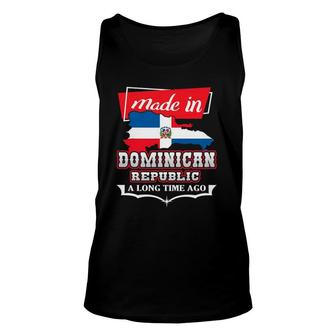 Dominican Republic Long Ago - Country Flag - Dr Native Unisex Tank Top | Mazezy