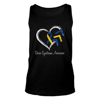 Down Syndrome Awareness Month Costume Ribbon Unisex Tank Top | Mazezy
