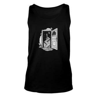 Dreamer's Stairway To A Starry Sky Unisex Tank Top | Mazezy