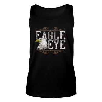 Eagle Eye Bald Eagle Gift Unisex Tank Top | Mazezy