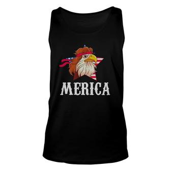 Eagle Mullet 4Th Of July Merica Flag Fourth Clothing Unisex Tank Top | Mazezy DE
