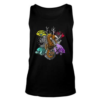 Earth Day Save Coral Reefs Sea Fish Seahorse Coastal Cleanup Tank Top | Mazezy