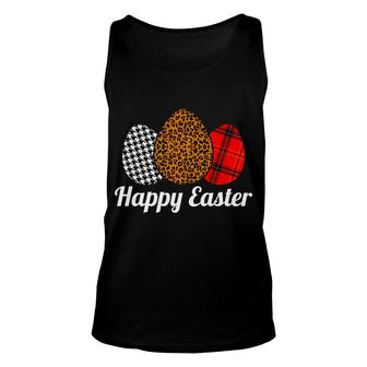 Easter Leopard Happy Eggs Unisex Tank Top | Mazezy