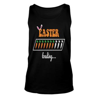 Easter Loading Bunny Ears Carrots Easter Day Unisex Tank Top - Thegiftio UK