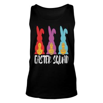 Easter Squad Bunnies Egg Matching Easter Bunny Egg Hunting Unisex Tank Top - Thegiftio UK