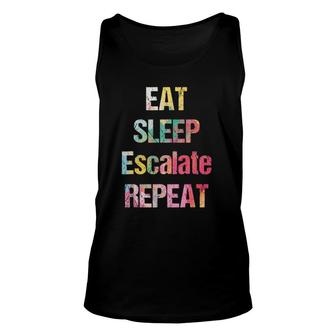 Eat Sleep Escalate Repeat Colour Summer Festival Outfit Tank Top