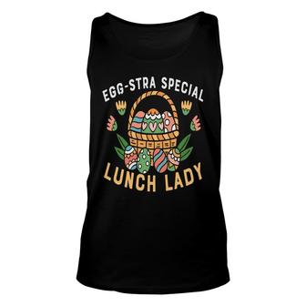 Eggstra Special Lunch Lady Easter Day Unisex Tank Top - Thegiftio UK