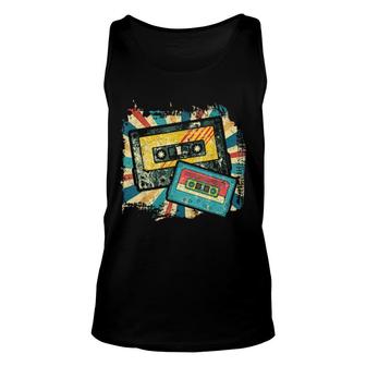 Eighties Generation Mixtape 1980S Music Retro Cassette Unisex Tank Top | Mazezy