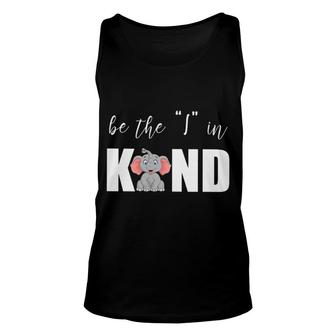Elephant Be The I In Kind Unisex Tank Top | Mazezy