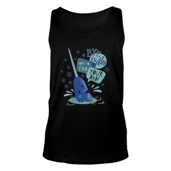 Elf Narwhal I Hope You Find Your Dad Unisex Tank Top | Mazezy