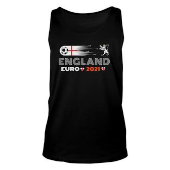 Womens England Soccer England Country Flag Football Fan 2021 V-Neck Tank Top | Mazezy