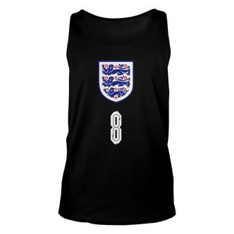 England Soccer Jersey 8 2020 2021 Euros Football Team Fan Unisex Tank Top | Mazezy
