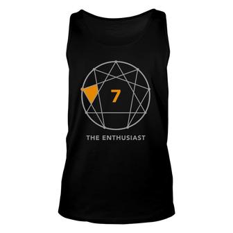 Enneagram Personality Type 7 - The Enthusiast Unisex Tank Top | Mazezy