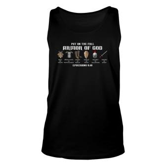 Ephesians 6 10 Put On The Full Armor Of God Belt Of Truth Unisex Tank Top | Mazezy