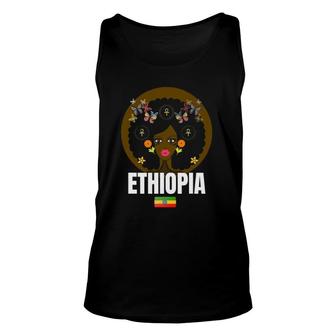 Ethiopia - Rasta Ancestry Initiation Gift Unisex Tank Top | Mazezy
