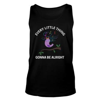 Every Little Thing Is Gonna Be Alright - Singing Bird Yogi Unisex Tank Top | Mazezy