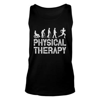Evolution Of Physical Therapy Athlete Sport Unisex Tank Top - Thegiftio