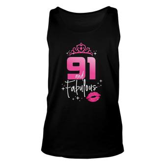 Fabulous At 91 Years Old Women 91St Birthday Chapter 91 Ver2 Tank Top | Mazezy