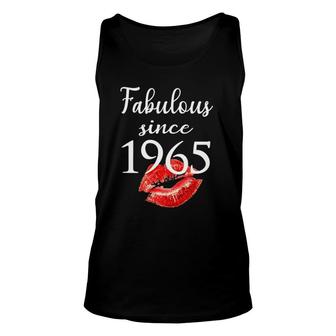 Fabulous Since 1965 Chapter 56 Birthday Gifts Tees Unisex Tank Top | Mazezy