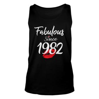 Fabulous Since 1982 Chapter 40 Anniversary Birthday Gift Unisex Tank Top | Mazezy