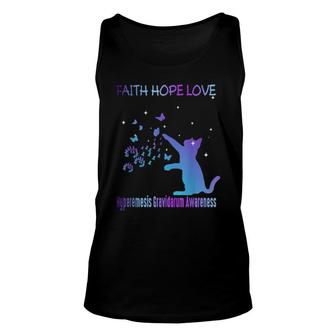 Faith Hope Love Hyperemesis Graviduram Awareness Unisex Tank Top | Mazezy