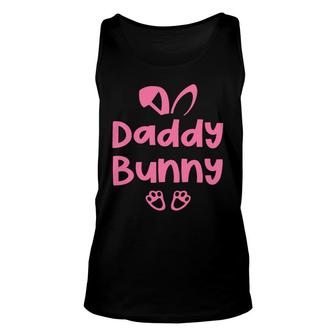 Family Easter Daddy Bunny Matching Easter Bunny Egg Hunting Unisex Tank Top - Thegiftio UK