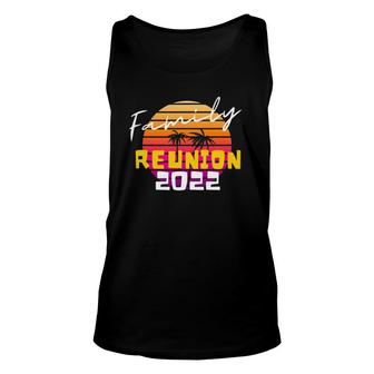 Family Reunion 2022 Retro Cousin Crew Vacation Trip Matching Tank Top | Mazezy