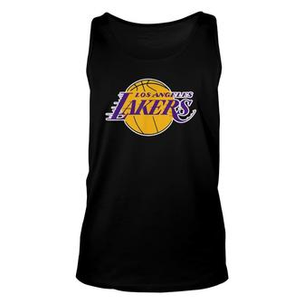 Fans-Lakers-Gift For Los Angeles I Heart Basketball Unisex Tank Top | Mazezy