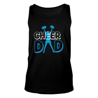 Father Cheerleading From Cheerleader Daughter Cheer Dad Tank Top | Mazezy