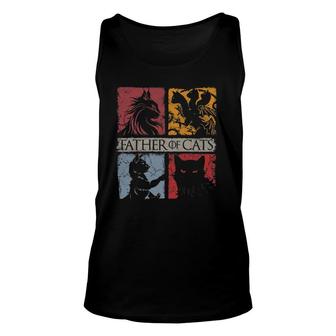 Father Of Cats - Cat Lovers Cat Dad Fabulous Unisex Tank Top | Mazezy